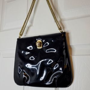 Vintage Ruth Saltz Patent Leather Lion Bag